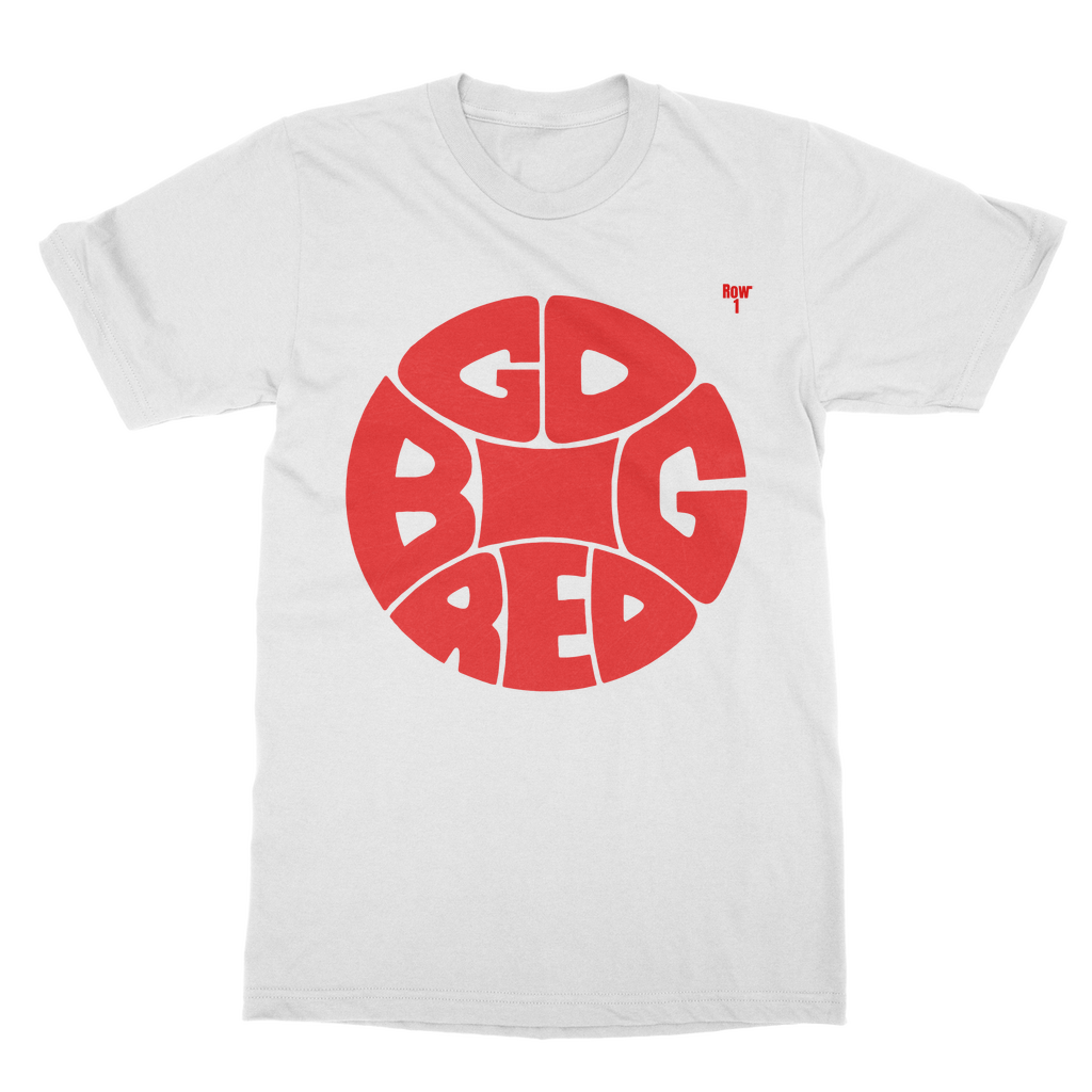 Retro Big Red Basketball Classic Adult T-Shirt