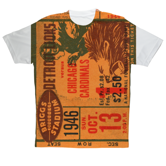 Row One Brand Vintage Ticket Stub Tees | Worldwide Shipping | Historic American Sports Ticket Shirts