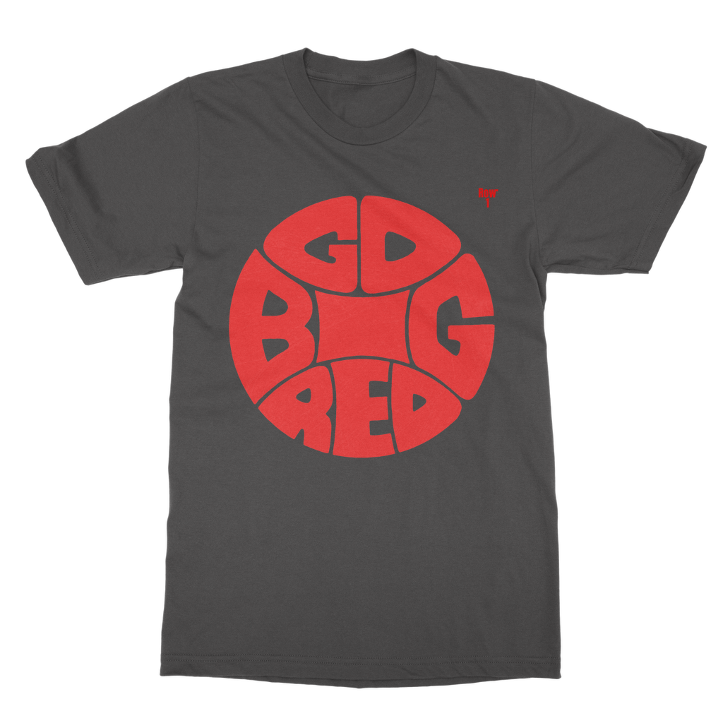 Retro Big Red Basketball Classic Adult T-Shirt