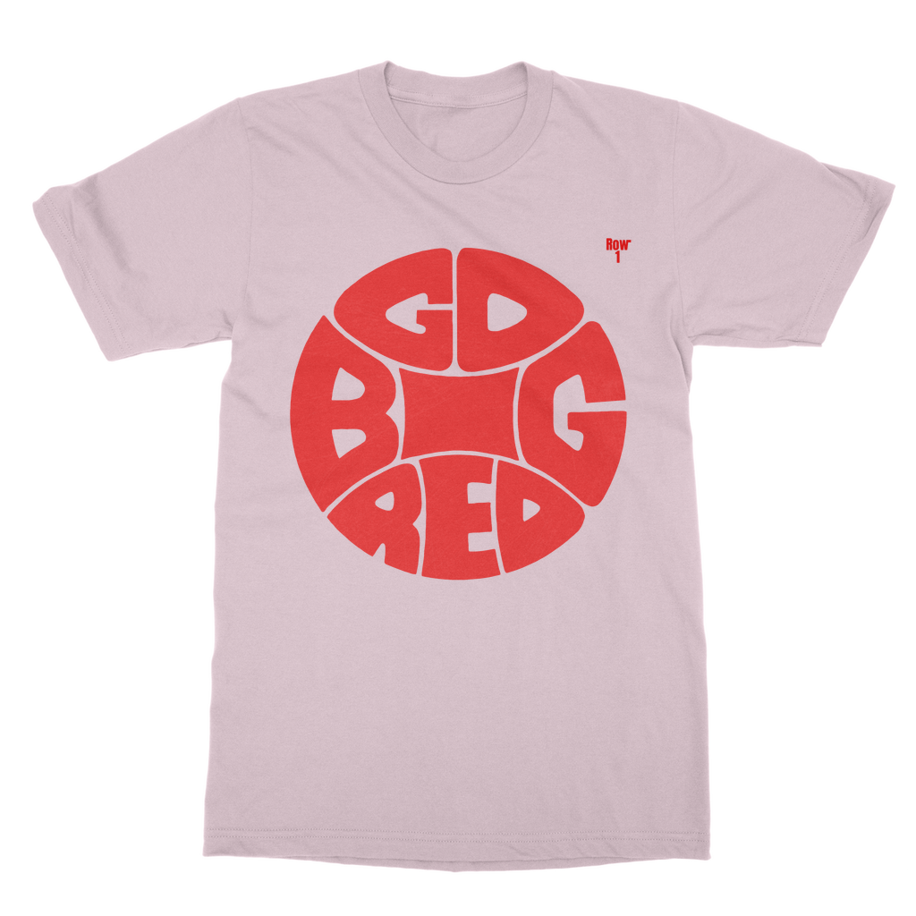 Retro Big Red Basketball Classic Adult T-Shirt