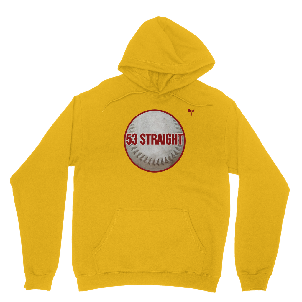 53 Straight Classic Adult Hoodie