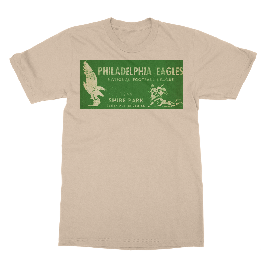 1944 Philadelphia Eagles Ticket Art Classic Adult T-Shirt