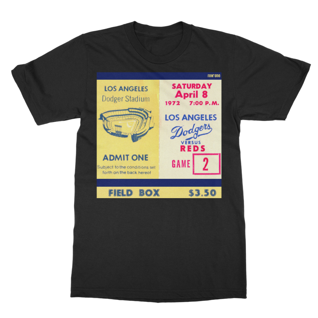 1972 LA Dodgers Ticket Stub Classic Adult T-Shirt