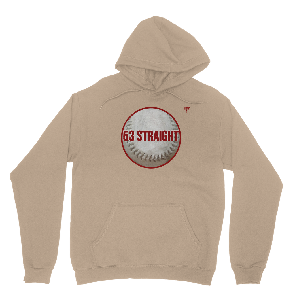 53 Straight Classic Adult Hoodie