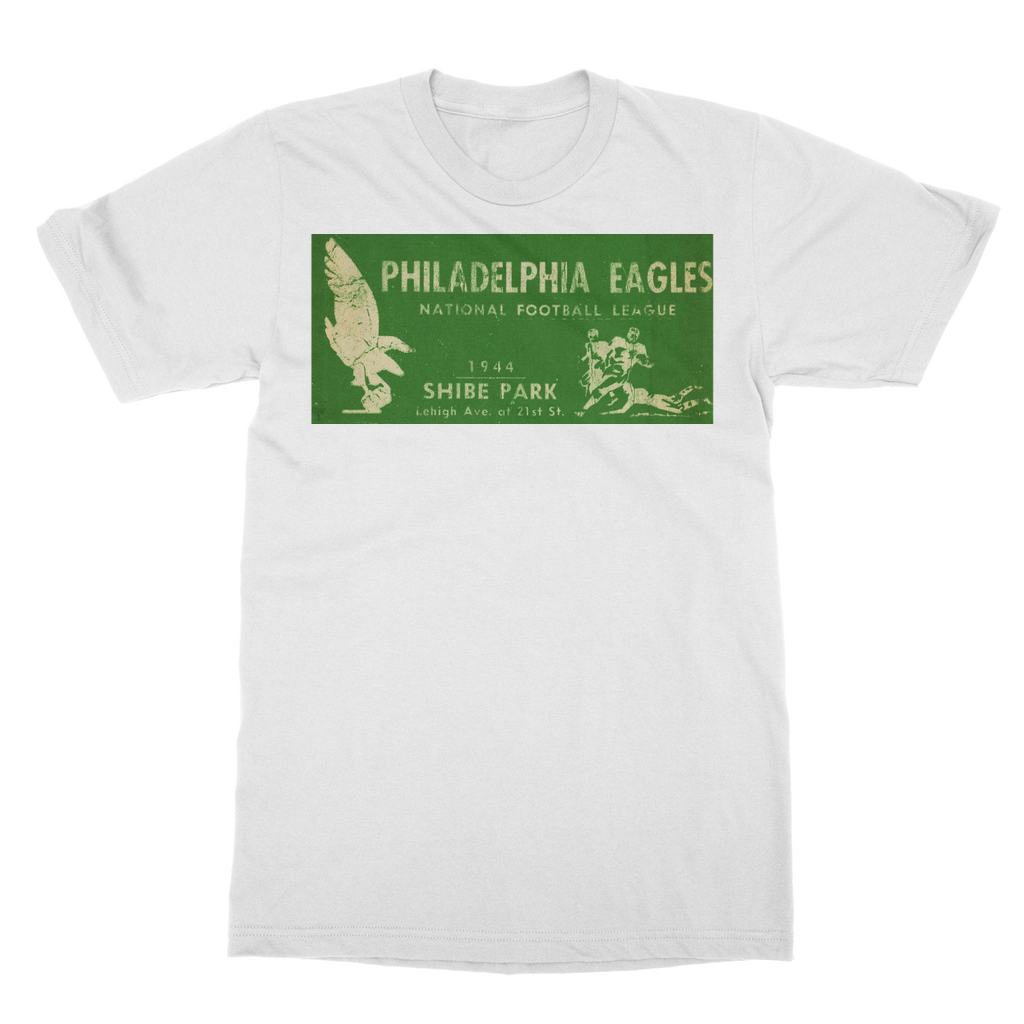 1944 Philadelphia Eagles Ticket Art Classic Adult T-Shirt