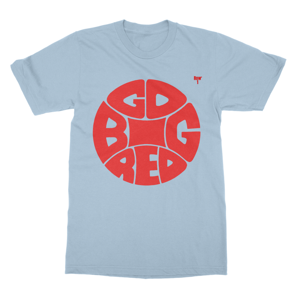 Retro Big Red Basketball Classic Adult T-Shirt