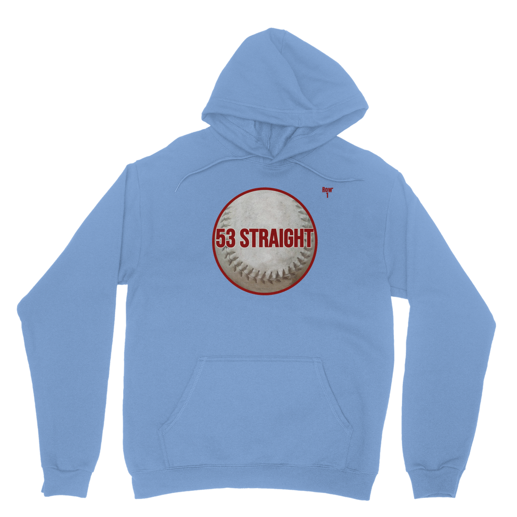 53 Straight Classic Adult Hoodie