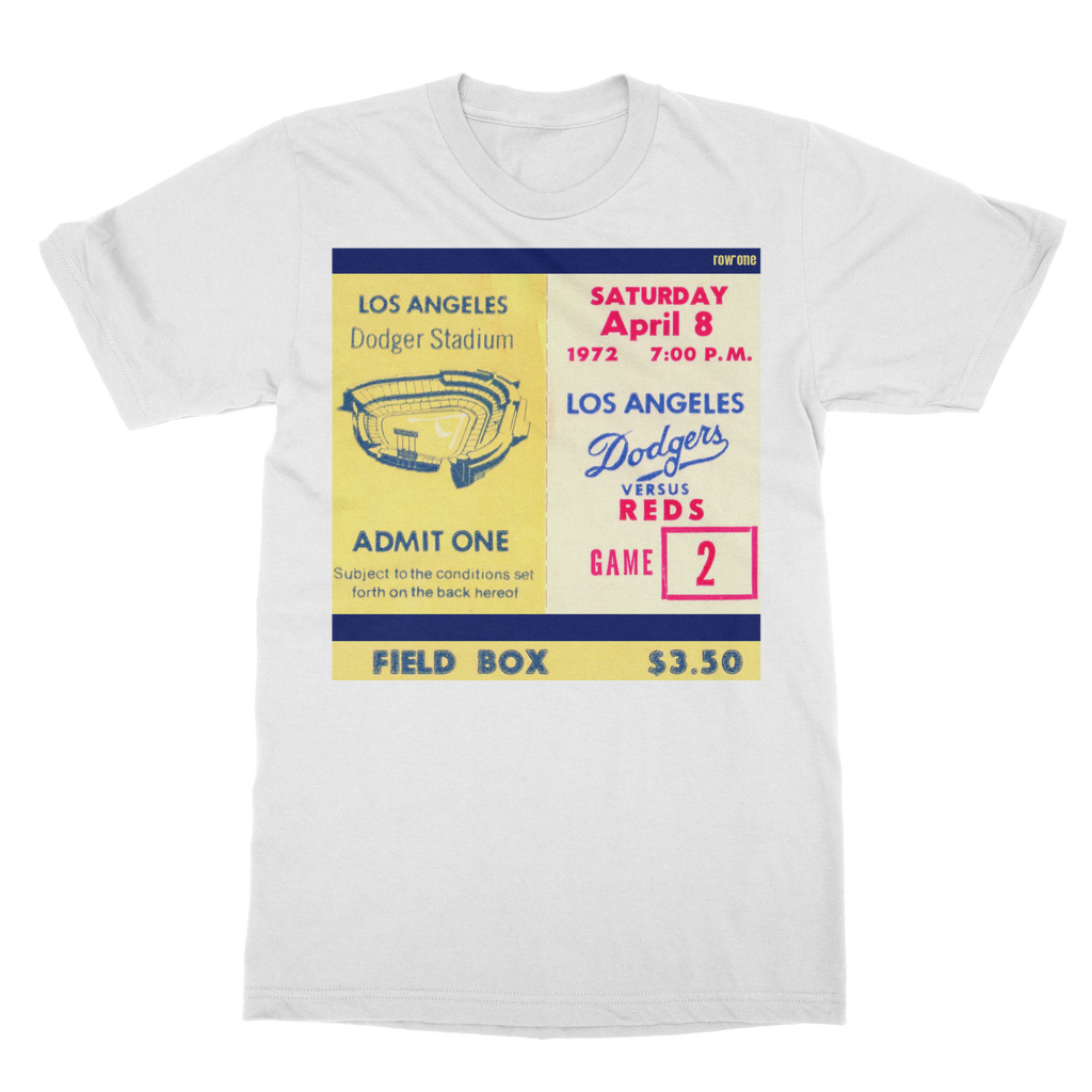 1972 LA Dodgers Ticket Stub Classic Adult T-Shirt