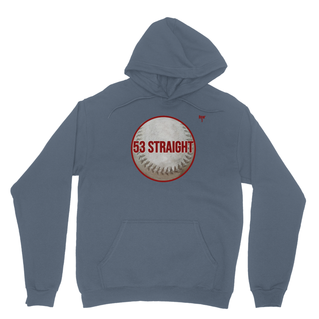 53 Straight Classic Adult Hoodie