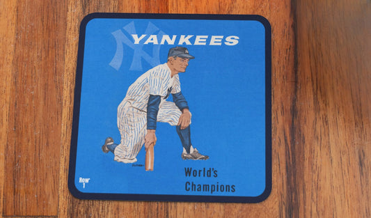 1958 New York Yankees Art Drink Coasters