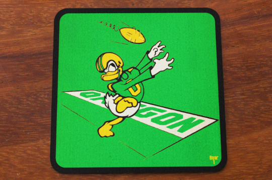 Vintage Oregon Duck Cartoon Art Drink Coasters