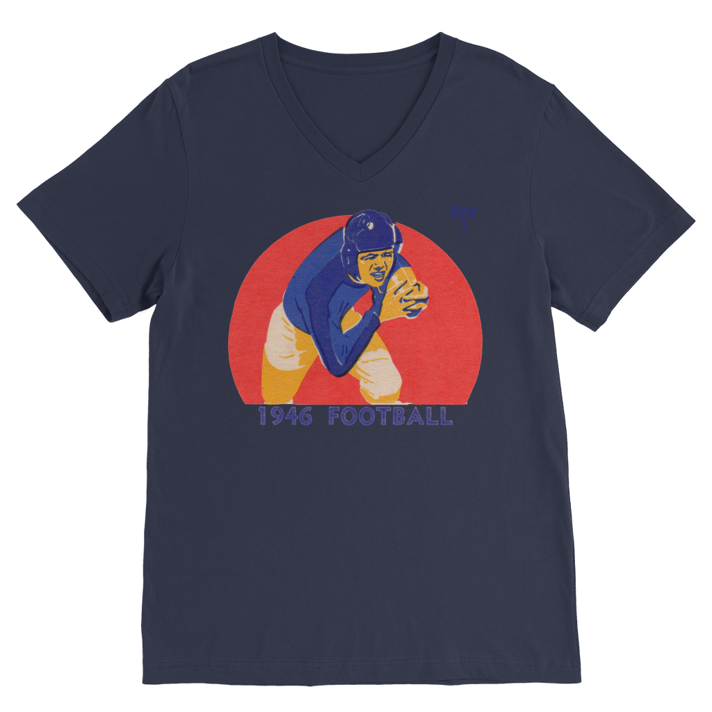 1946 Football Row 1 Premium V-Neck T-Shirt