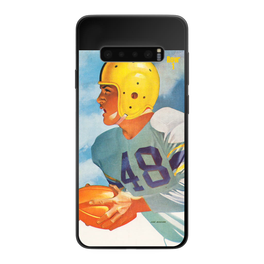 1948 Football Row 1 Back Printed Black Soft Phone Case