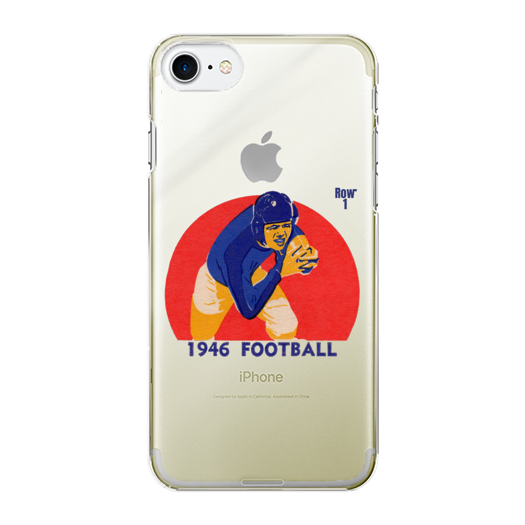 1946 Football Row 1 Back Printed Transparent Hard Phone Case