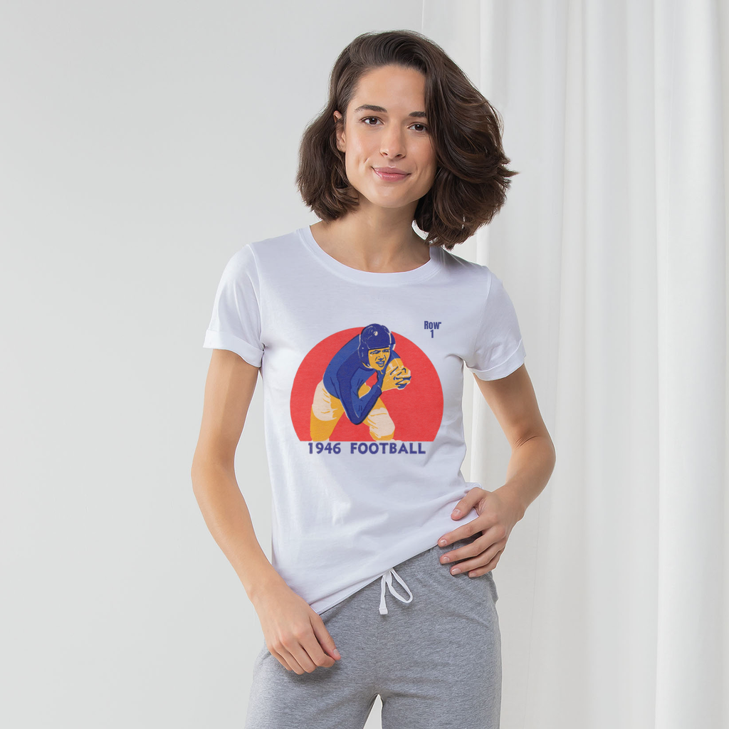 1946 Football Row 1 Women's Long Pant Pajama Set