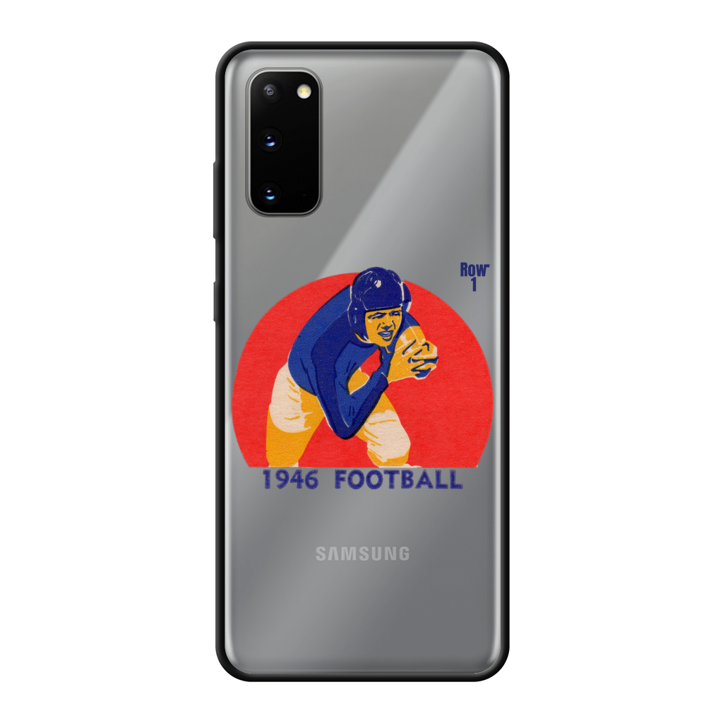 1946 Football Row 1 Back Printed Black Soft Phone Case