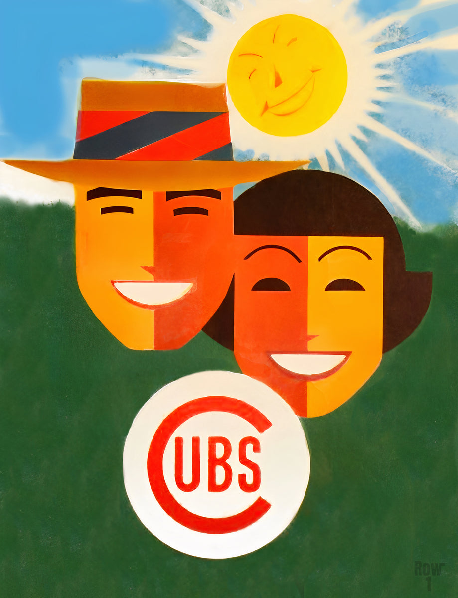 1956 Chicago Cubs Remix Art by Row One Brand – COOLSTUB