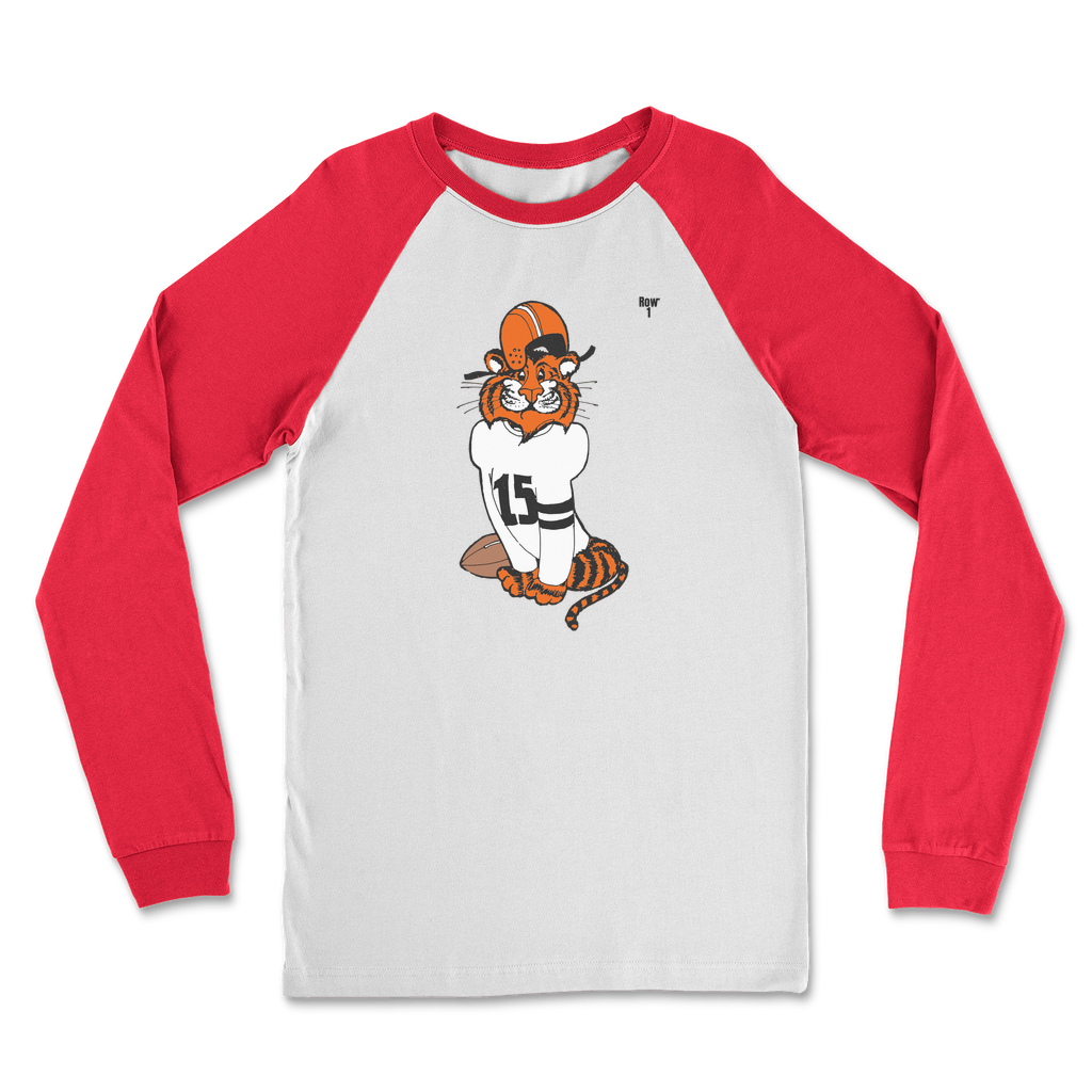 Row 1 Vinny Tiger Classic Raglan Long Sleeve Shirt