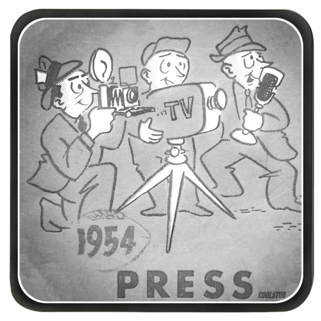 '54 Press Coasters