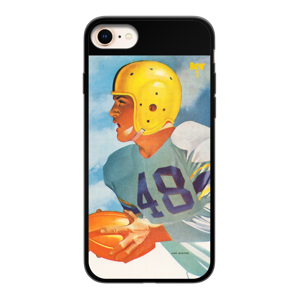 1948 Football Row 1 Back Printed Black Soft Phone Case