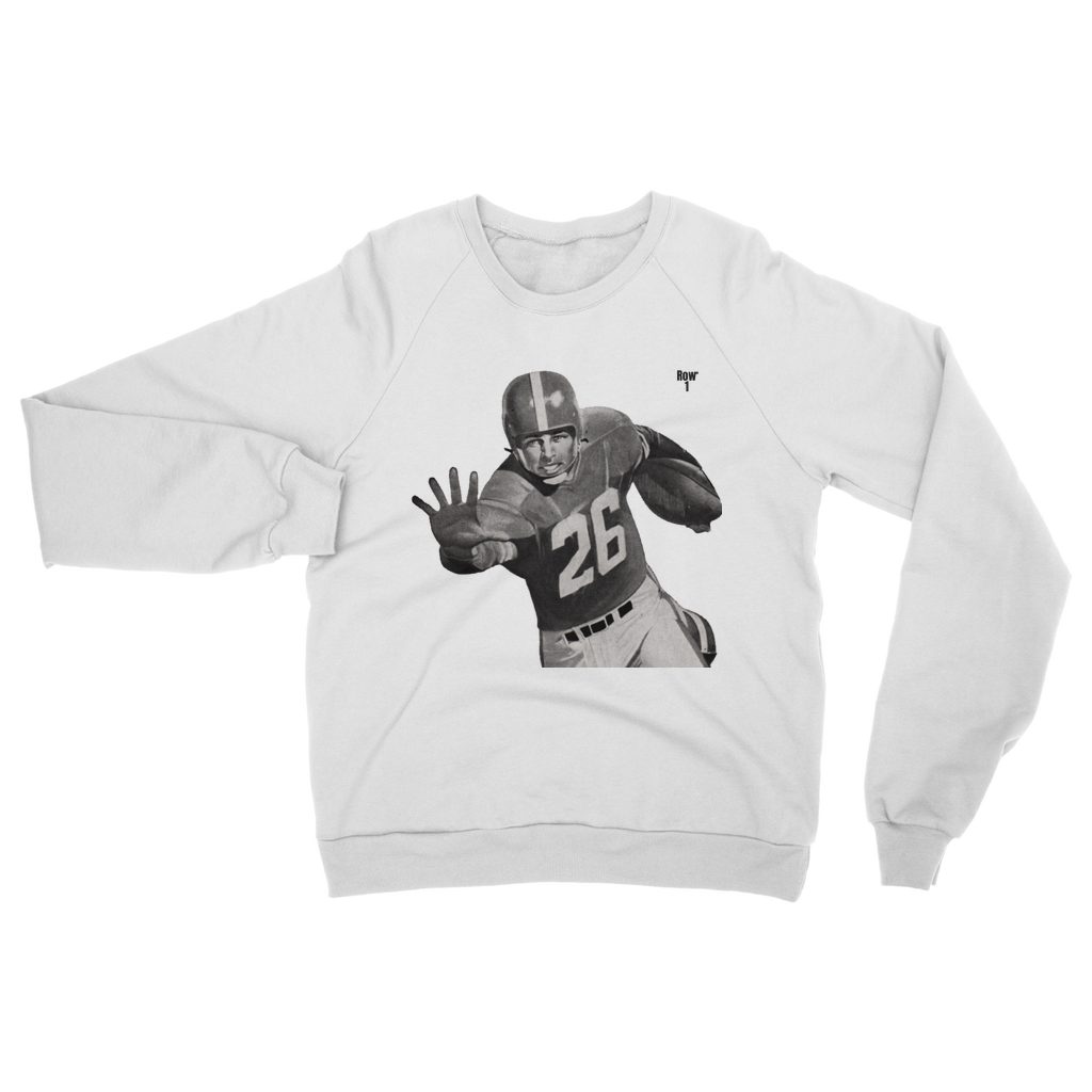Row 1 Vintage Football Player Jersey #26 Classic Adult Sweatshirt