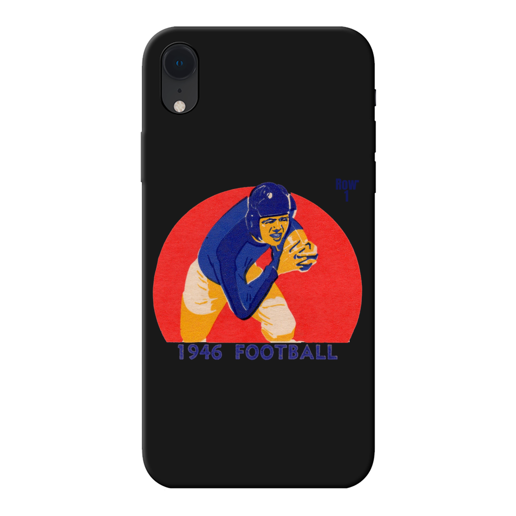 1946 Football Row 1 Back Printed Black Soft Phone Case