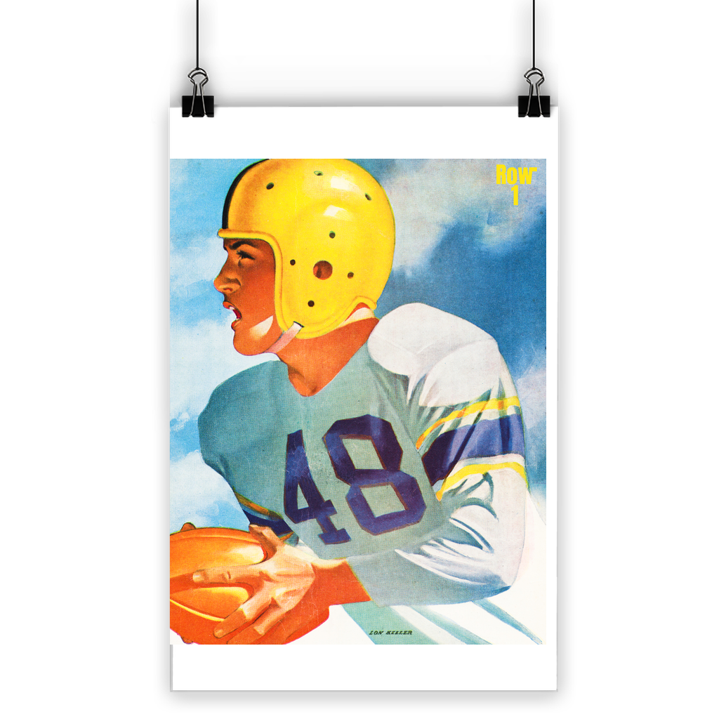 1948 Football Row 1 Classic Poster