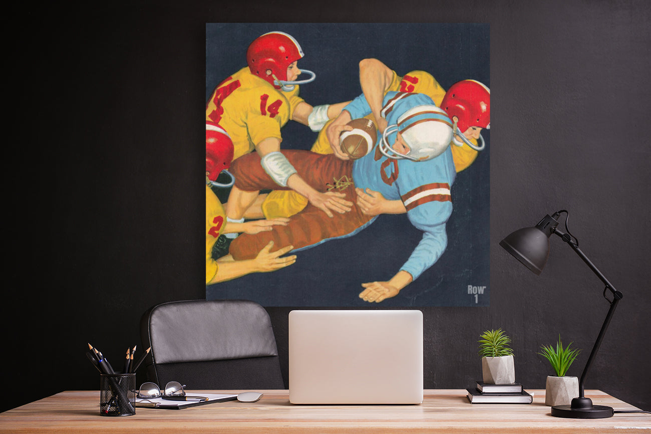 1959 Vintage Football Art