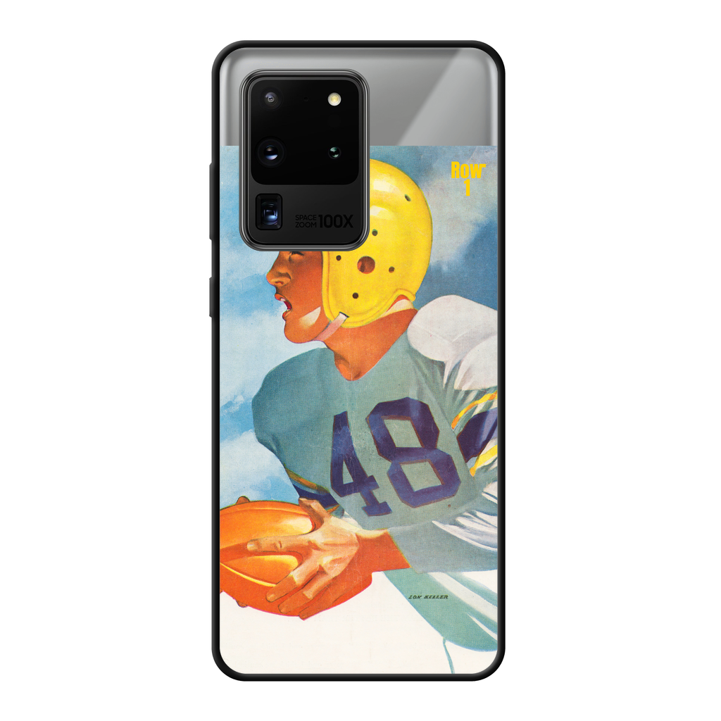 1948 Football Row 1 Back Printed Black Soft Phone Case