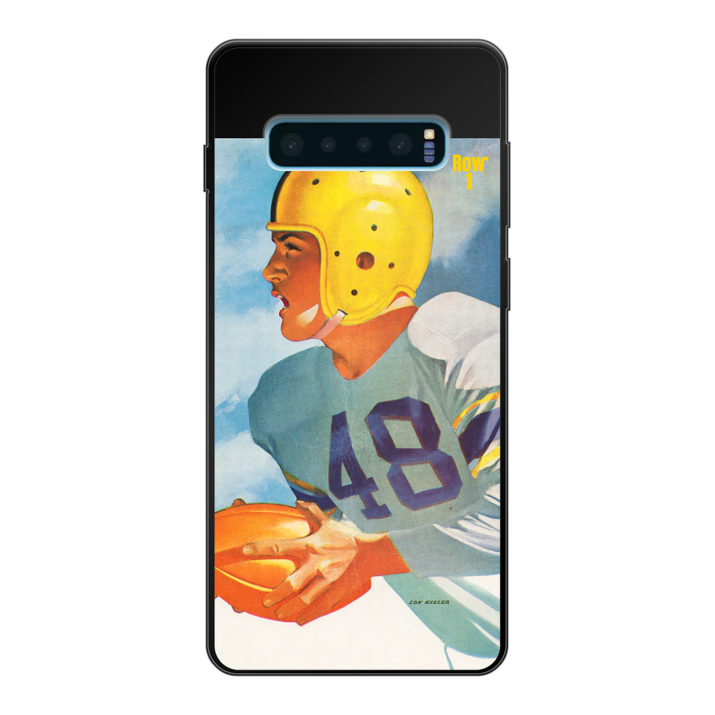 1948 Football Row 1 Back Printed Black Soft Phone Case