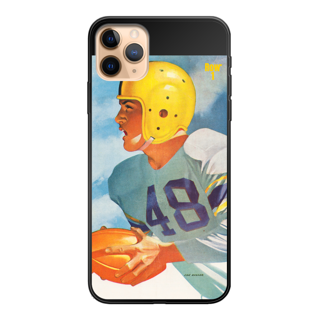 1948 Football Row 1 Back Printed Black Soft Phone Case