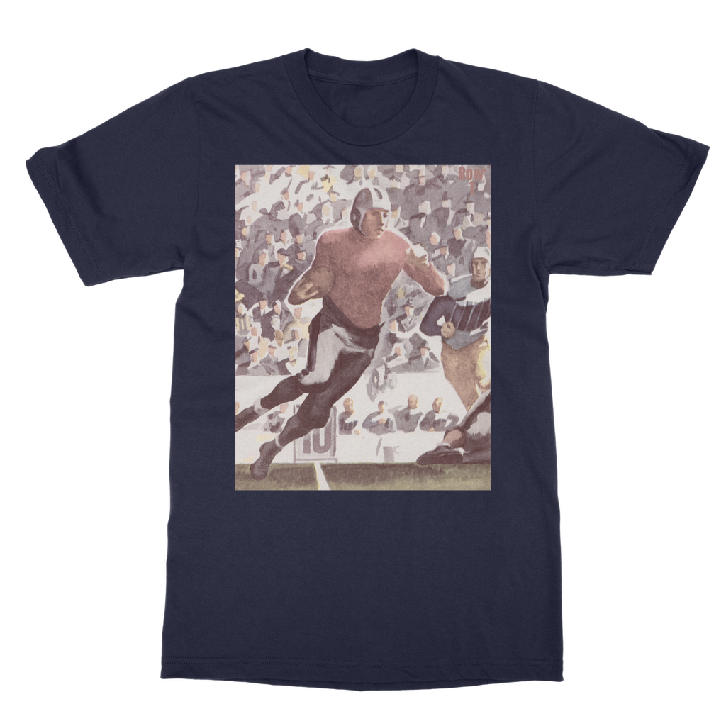 1937 Football Row 1 Faded Classic Adult T-Shirt