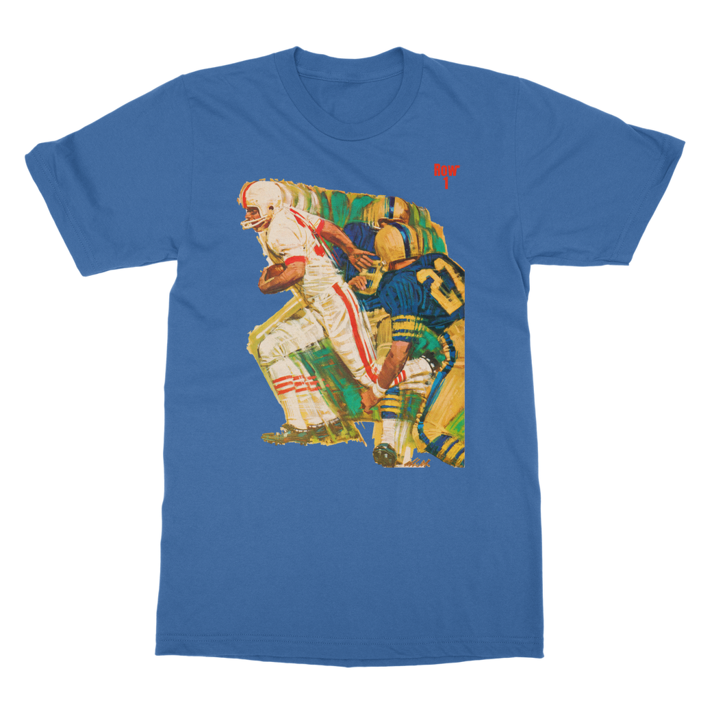 1966 Football Row 1 Classic Adult T-Shirt