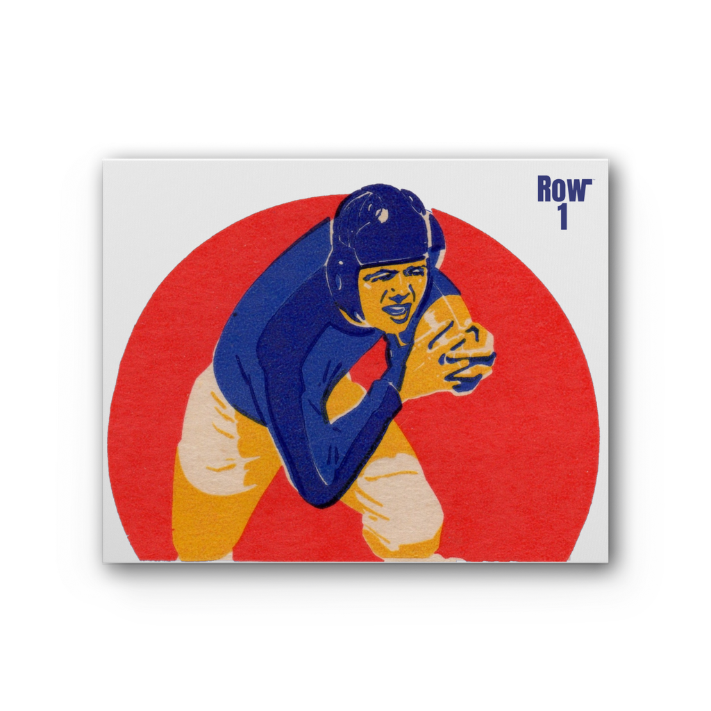 1946 Football Row 1 Premium Stretched Canvas