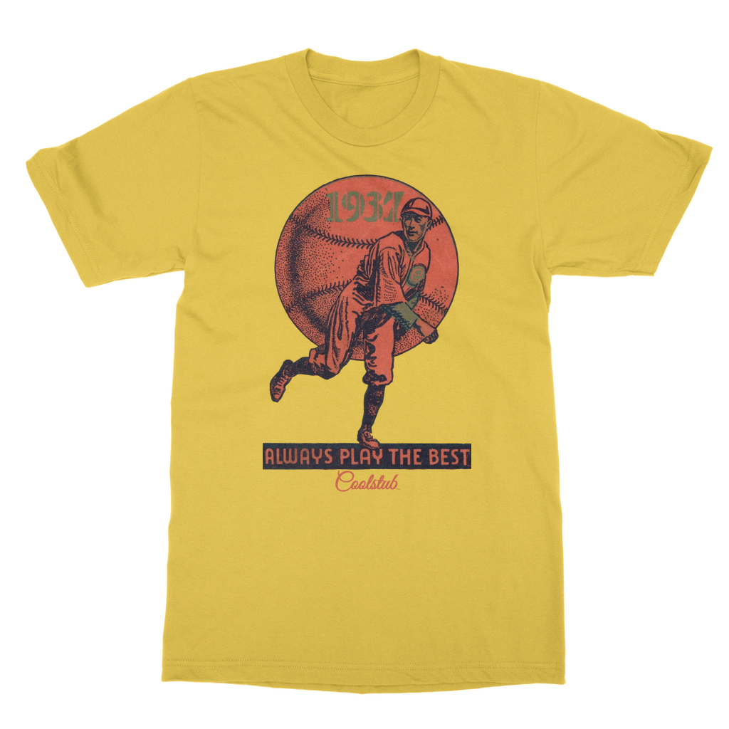 Coolstub™ 1937 Always Play The Best Vintage Classic Adult T-Shirt