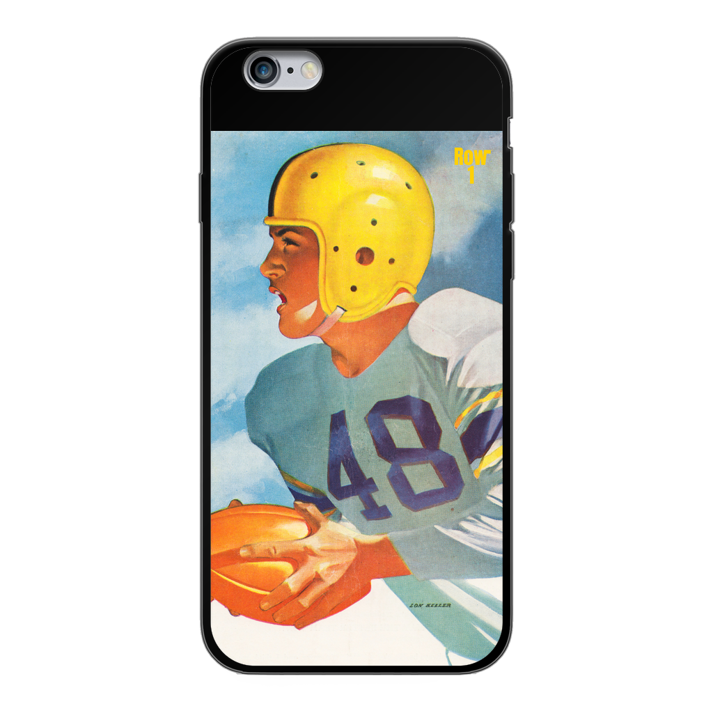 1948 Football Row 1 Back Printed Black Soft Phone Case