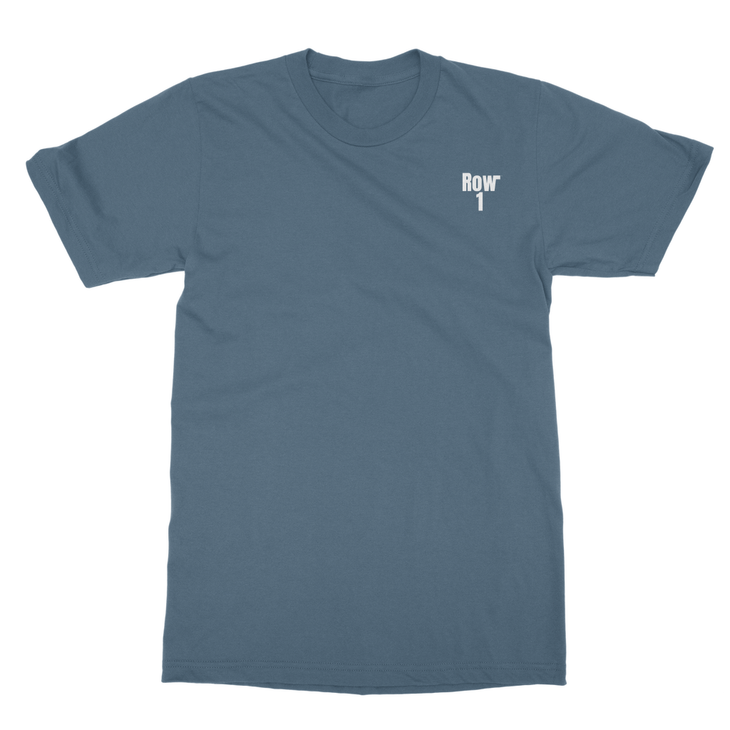 1938 Football Row 1 Faded Classic Adult T-Shirt Back Print