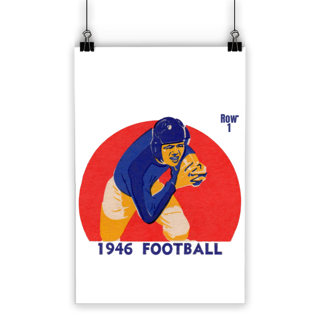 1946 Football Row 1 Classic Poster