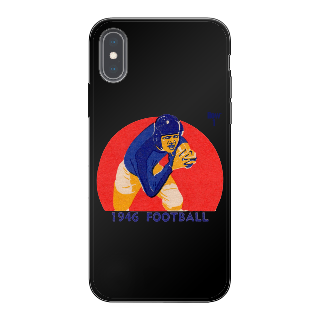 1946 Football Row 1 Back Printed Black Soft Phone Case