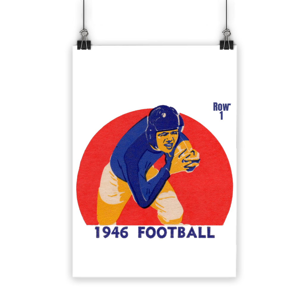1946 Football Row 1 Classic Poster
