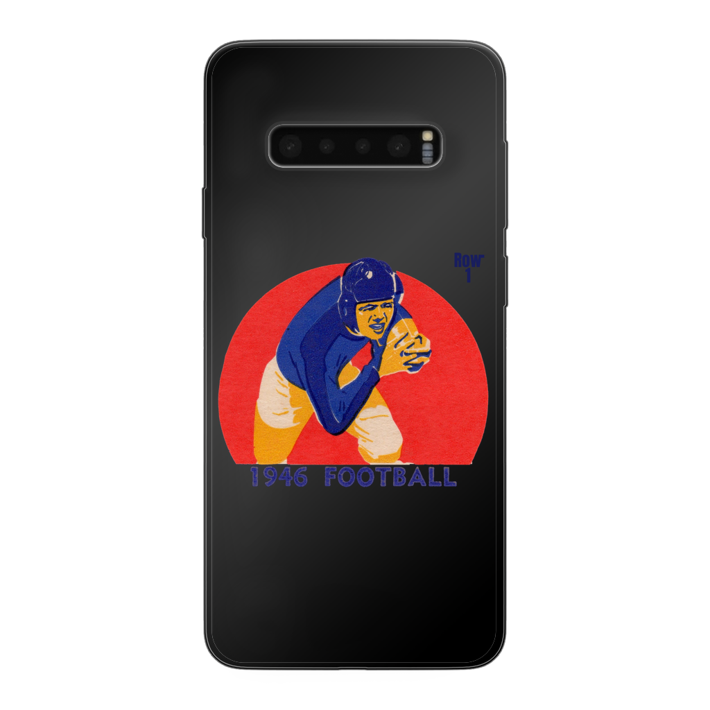 1946 Football Row 1 Back Printed Black Soft Phone Case