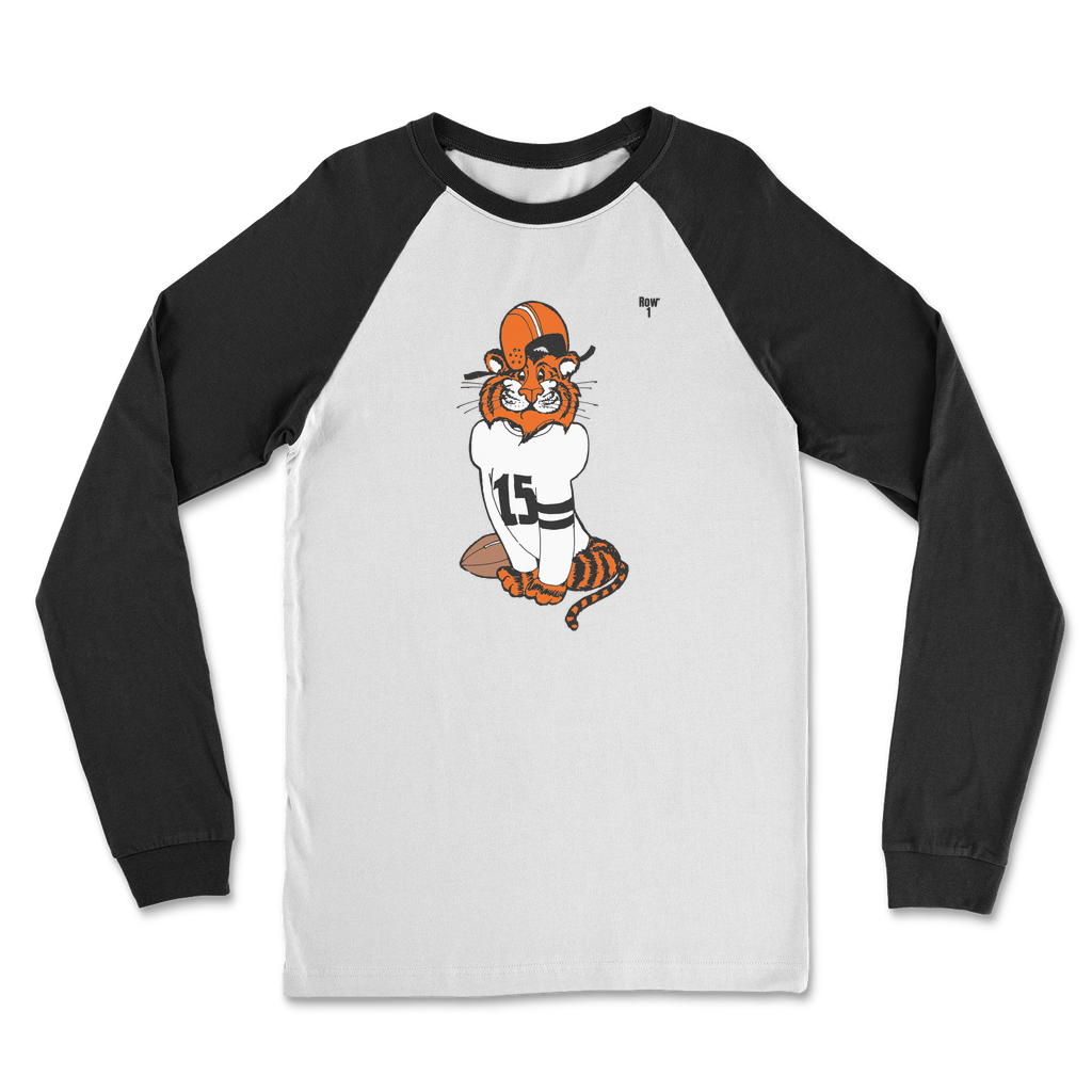 Row 1 Vinny Tiger Classic Raglan Long Sleeve Shirt