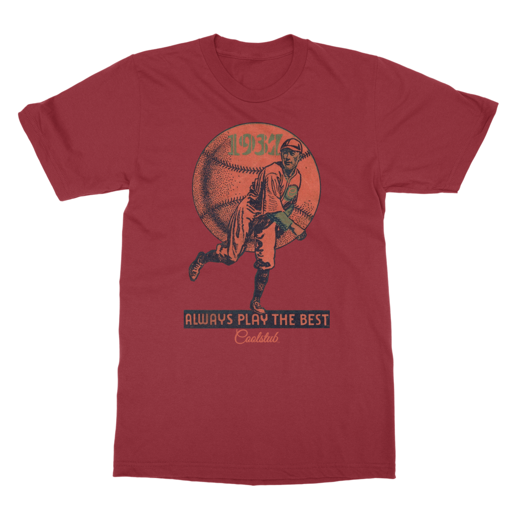 Coolstub™ 1937 Always Play The Best Vintage Classic Adult T-Shirt
