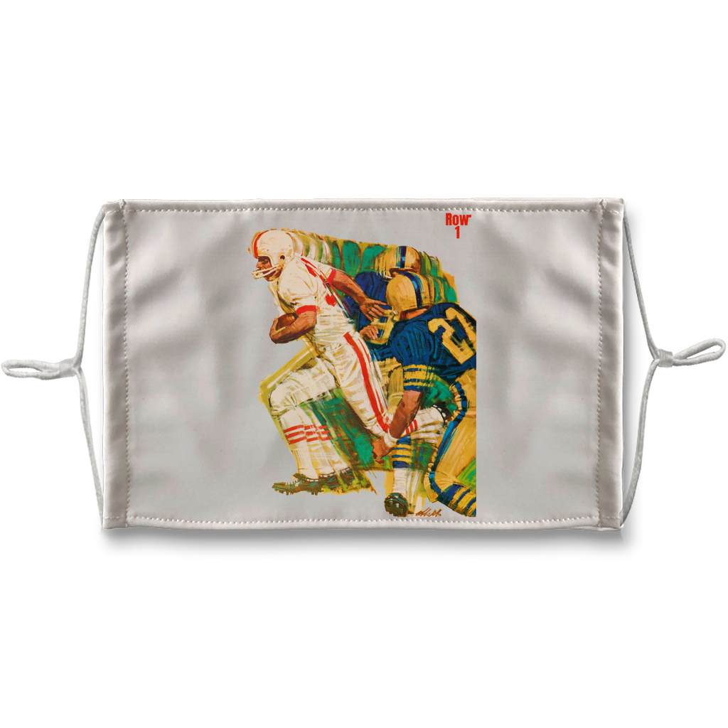 1966 Football Row 1 Sublimation Face Mask
