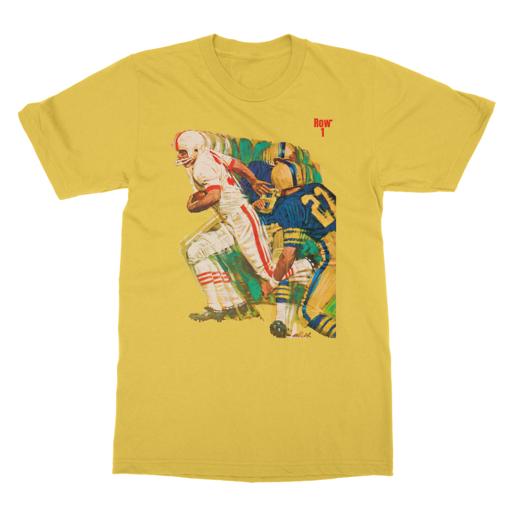 1966 Football Row 1 Classic Adult T-Shirt