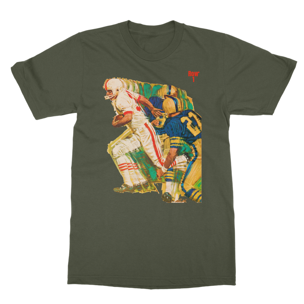 1966 Football Row 1 Classic Adult T-Shirt