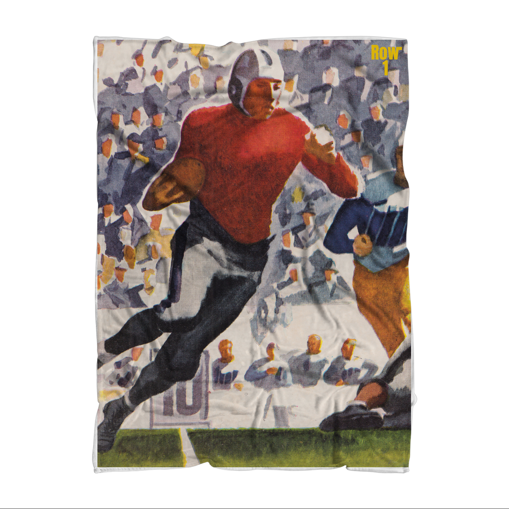 1937 Football Row 1 Premium Sublimation Adult Blanket