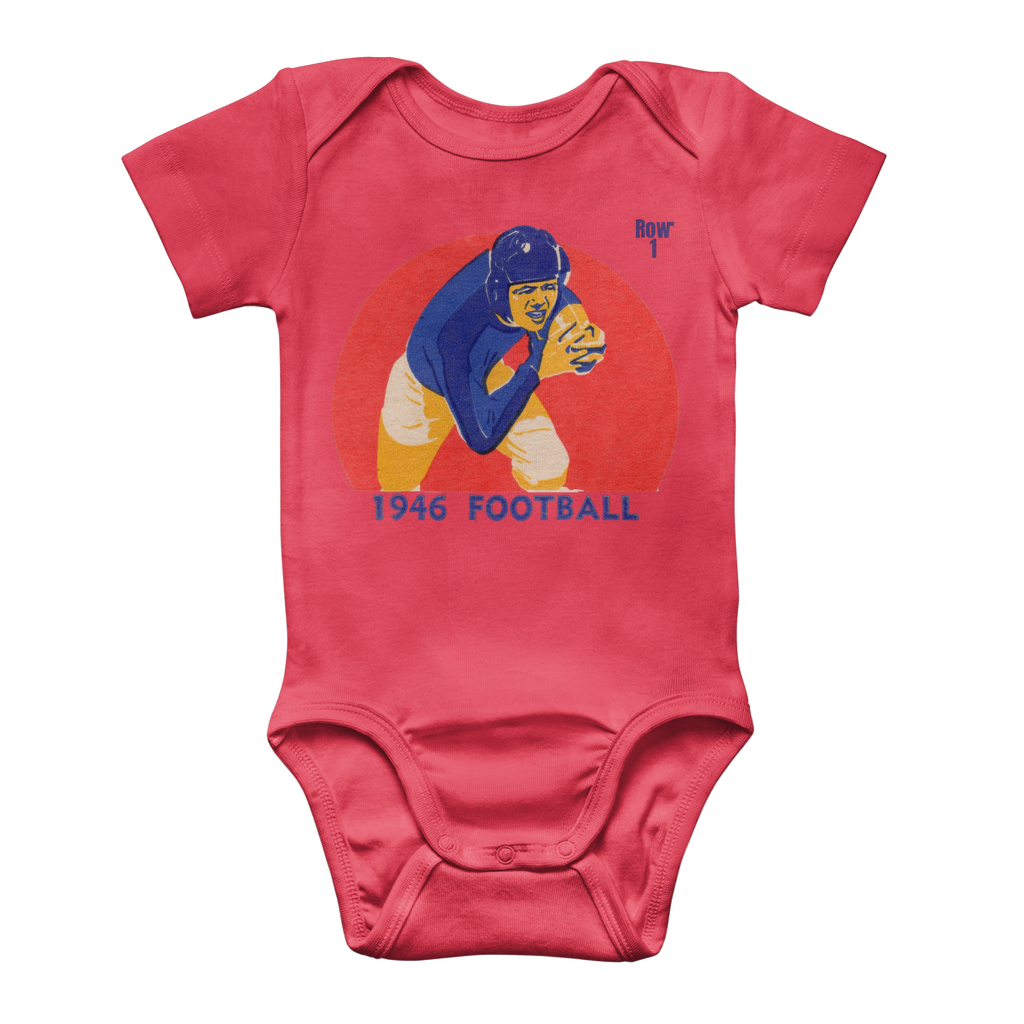 1946 Football Row 1 Classic Baby Onesie Bodysuit