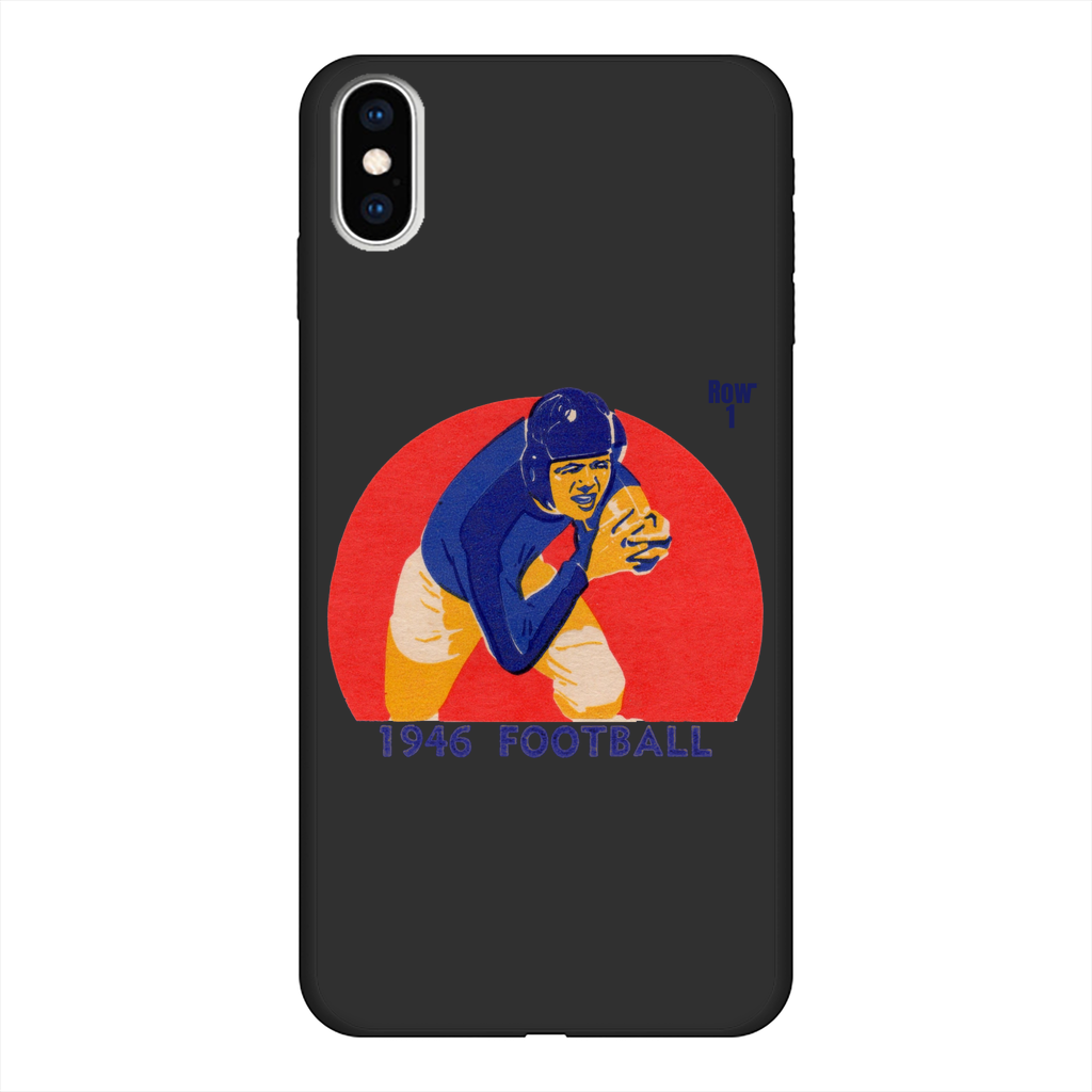 1946 Football Row 1 Back Printed Black Soft Phone Case