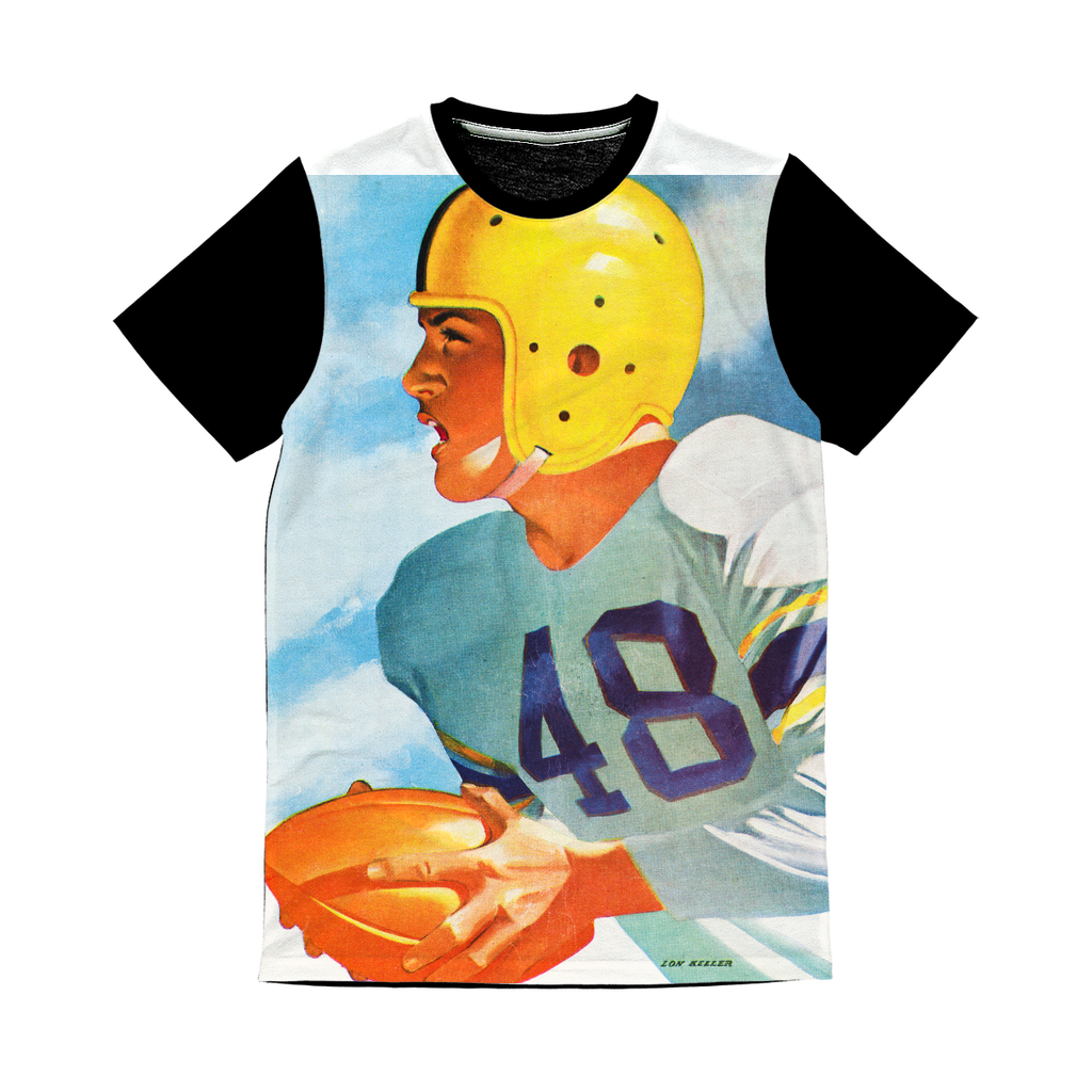 1948 Football Row 1 Classic Sublimation Panel T-Shirt